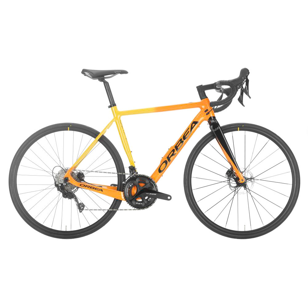 Orbea Gain M30 E-Bike 2020 - ORANGE YELLOW MEDIUM