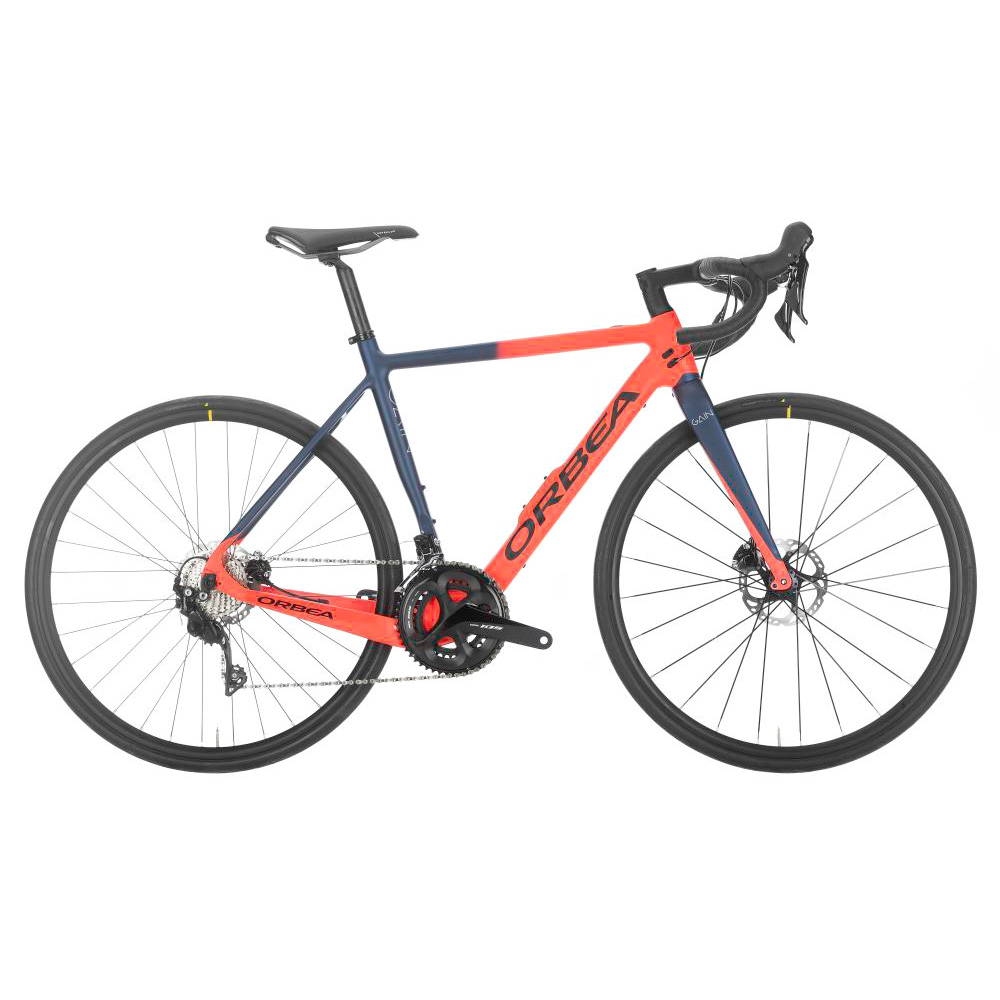 Orbea Gain M30 E-Bike 2020 - RED BLUE MEDIUM