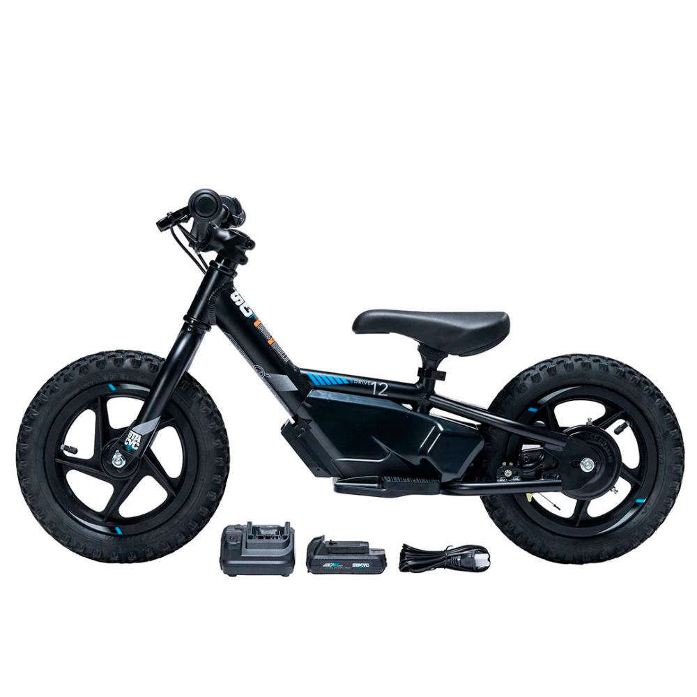 Stacyc2eDrive Kids Balance Bike - BLK - 12"