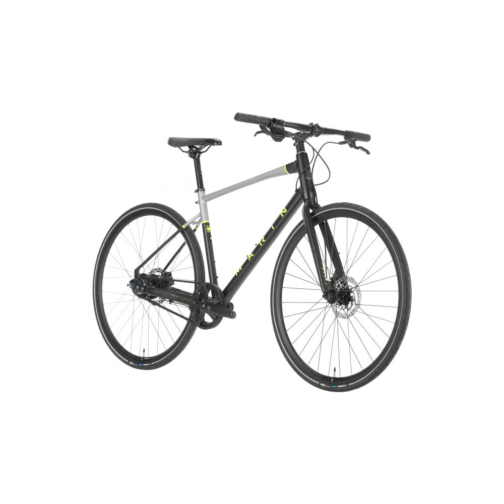 Marin Presidio 3 700C Bike 2022 - SATIN BLACK MEDIUM