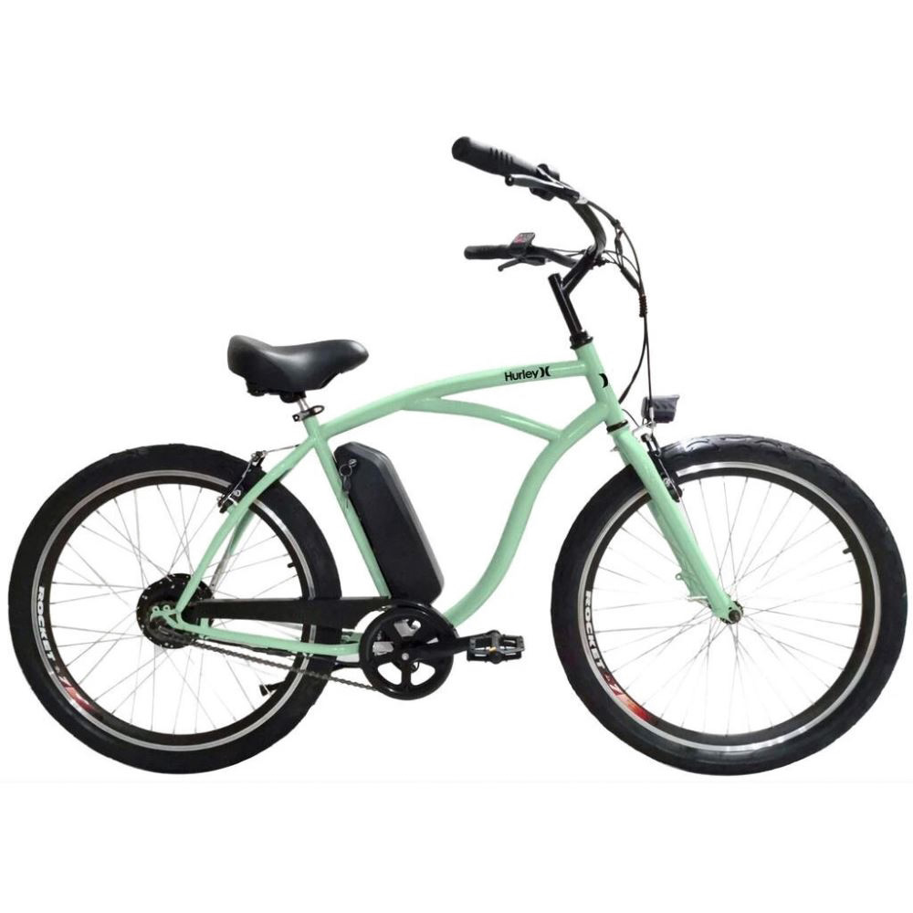 Hurley Layback Cruiser E-Bike - MED MINT