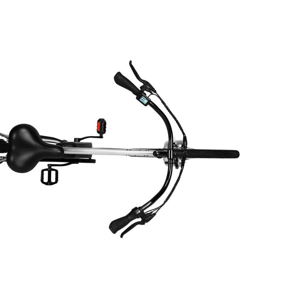 Hurley Layback Cruiser E-Bike - MED SILVER