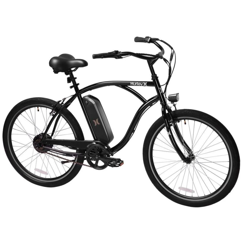Hurley Layback-S Cruiser E-Bike - MED BLACK