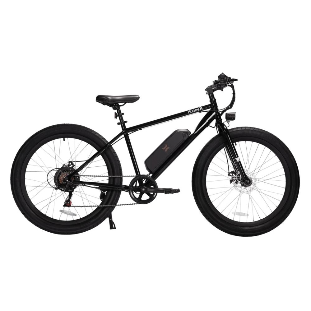 Hurley Swell E Fat Tire E-Bike - LG BLACK