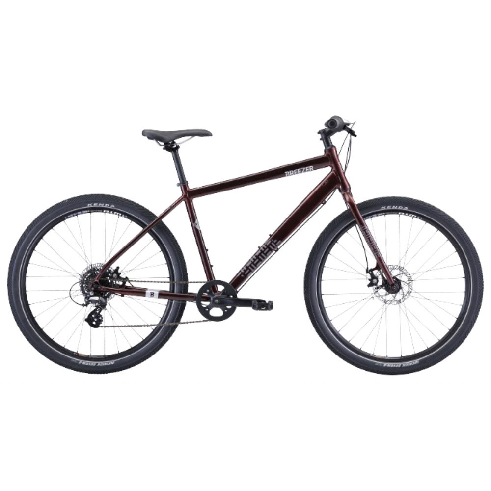 BREEZER MIDTOWN.7 BIKE 2022 - DARK RED 18.5IN