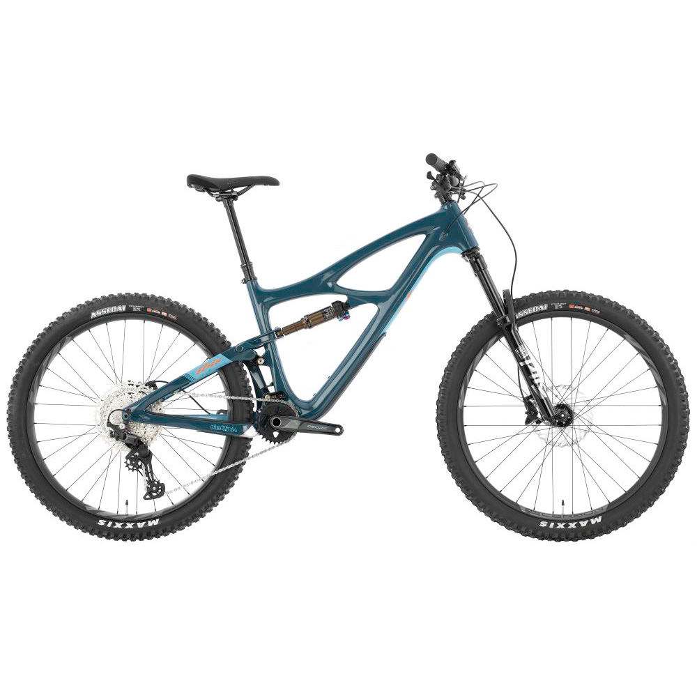 Ibis Mojo 4 Logo Carbon Wheel Deore Bike 2022 - BLUE X LARGE