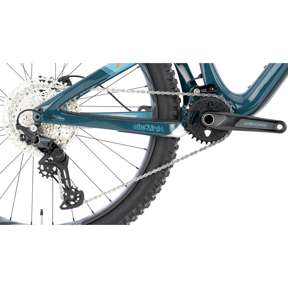 Ibis Mojo 4 Logo Carbon Wheel Deore Bike 2022 - BLUE X LARGE