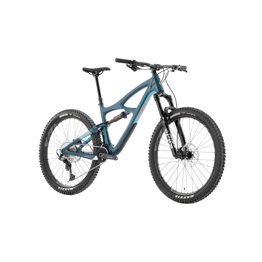 Ibis Mojo 4 Logo Carbon Wheel Deore Bike 2022 - BLUE X LARGE