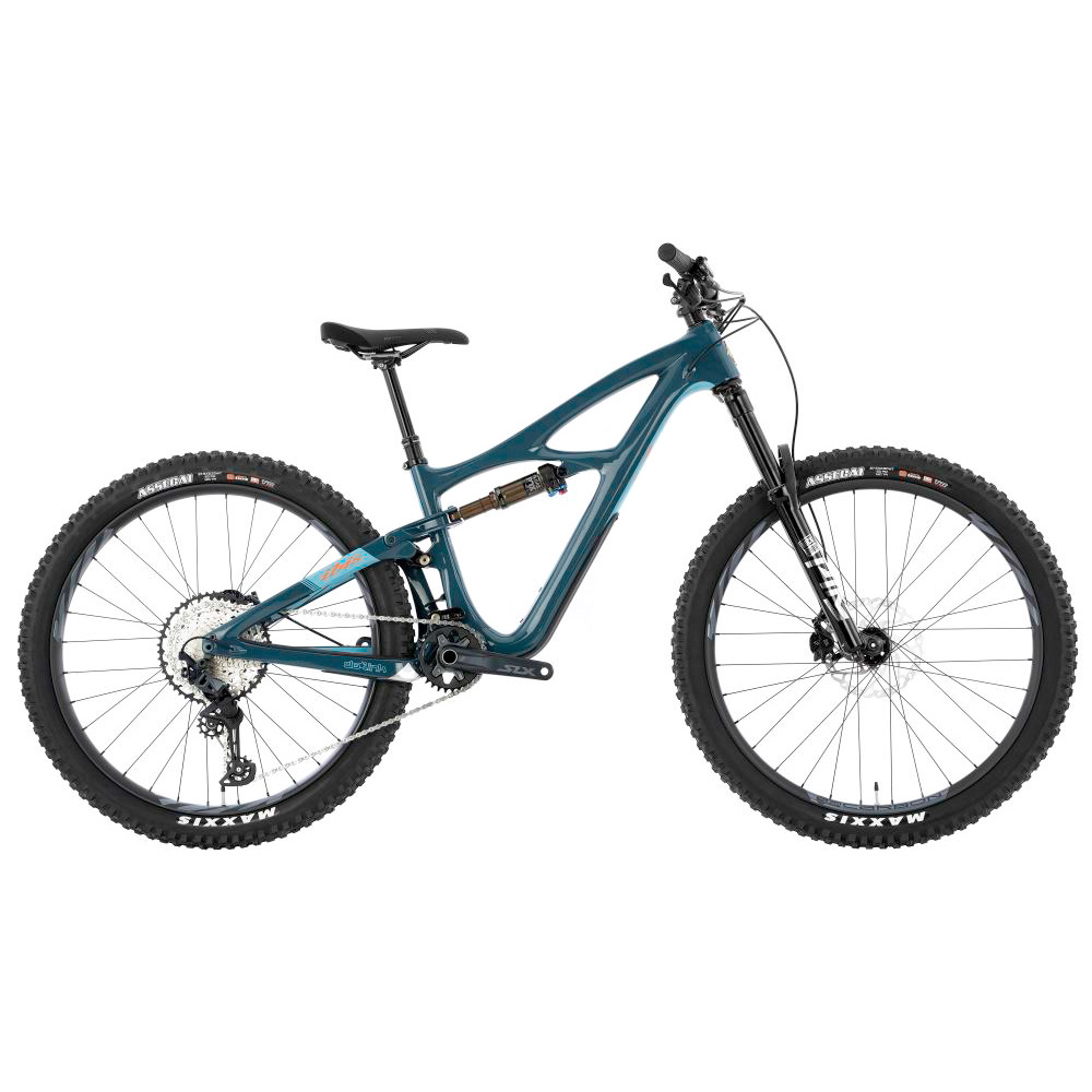 Ibis Mojo 4 Logo Carbon Wheel SLX Bike 2022 - BLUE SMALL