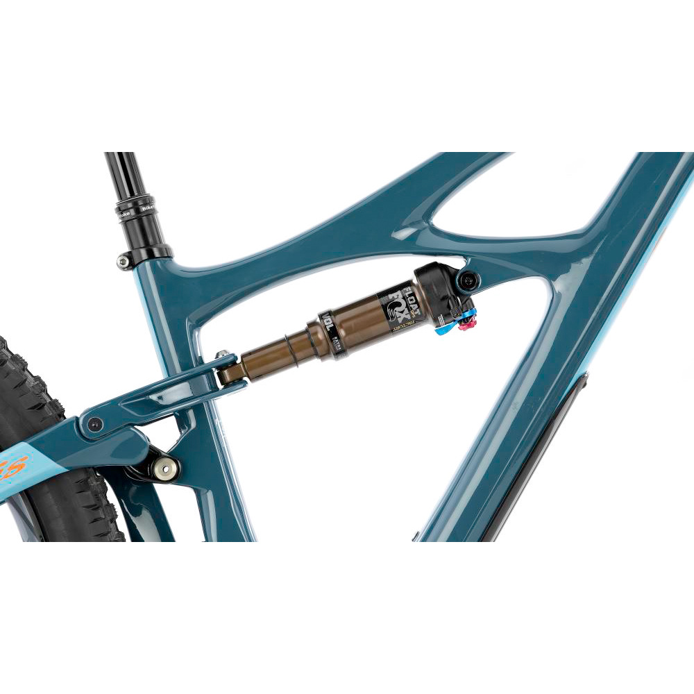 Ibis Mojo 4 Logo Carbon Wheel SLX Bike 2022 - BLUE SMALL