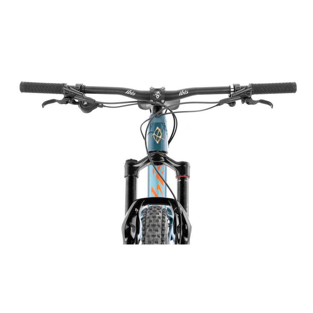 Ibis Mojo 4 Logo Carbon Wheel SLX Bike 2022 - BLUE SMALL